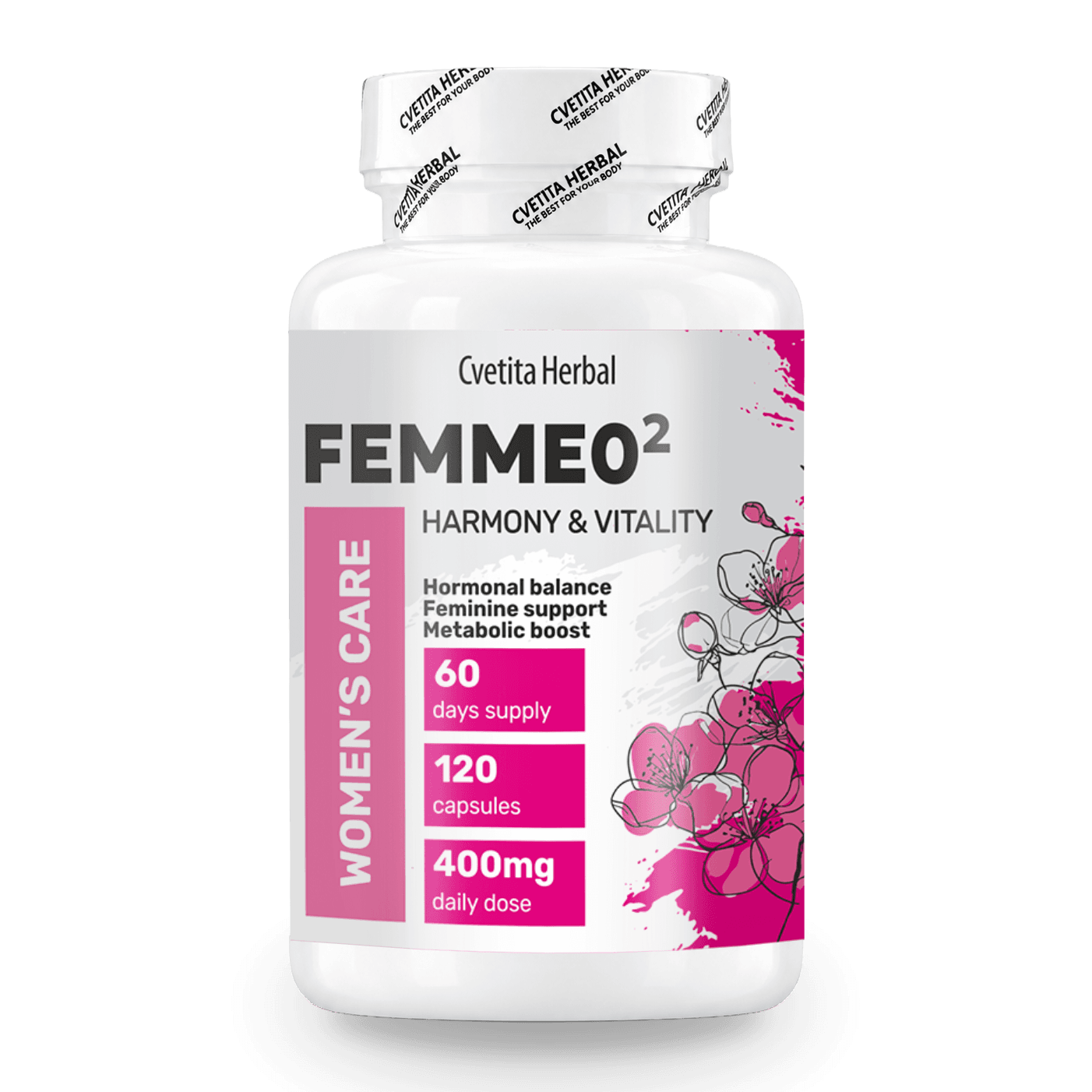 FEMME O2 — Трибулус, Мака, Сибирски женшен